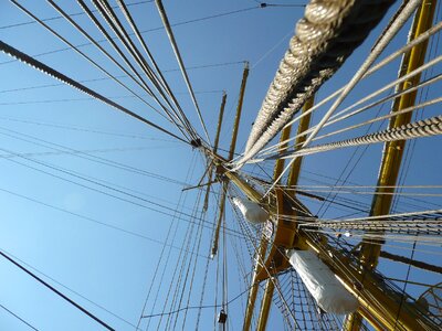 Sail ship masts
