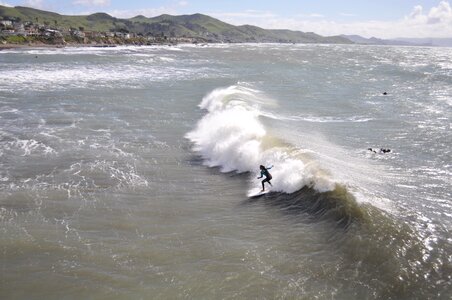 Human nature ocean photo