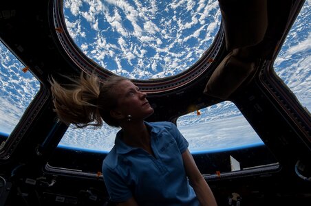 Karen nyberg iss space photo