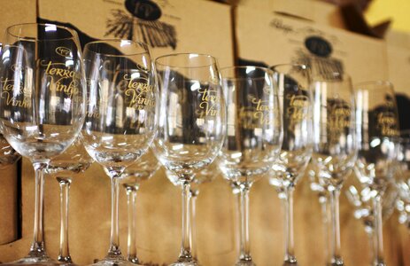 Bowl glass of wine wine photo