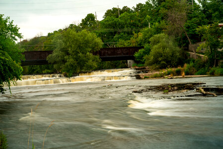 Rushing Rapid and falls in Sheboygan Falls photo