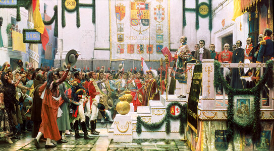 Proclamation of the Spanish Constitution