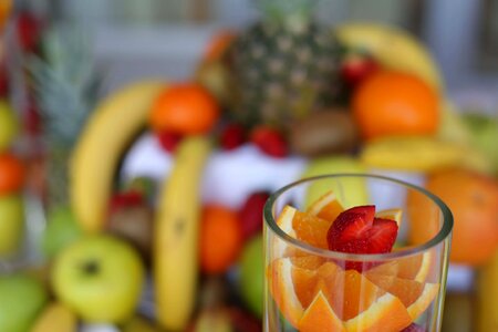 Orange Peel strawberries oranges