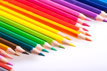 Multi colored Pencils photo