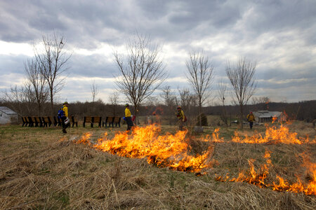 Prescribed burn at NCTC-3