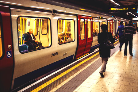 Tube Metro Passengers London photo