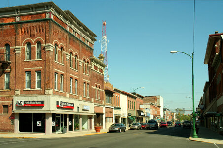 Decatur downtown in 2006 in Indiana