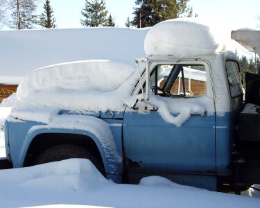 Snow covered snow cold