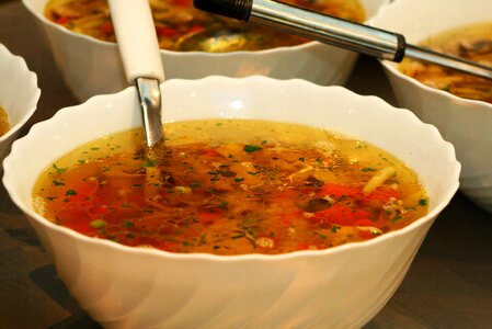 Bowl dinner soups photo