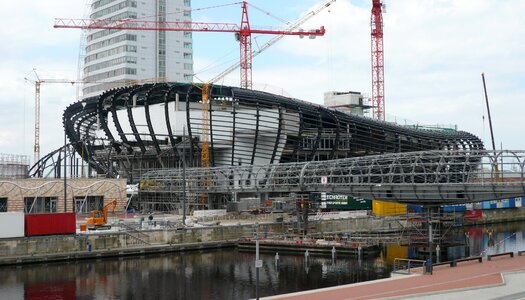Shell site construction work