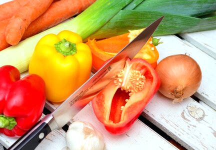 Beautiful Photo bell pepper carrot
