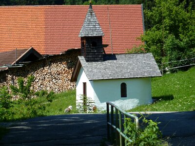 Landscape building mountains photo