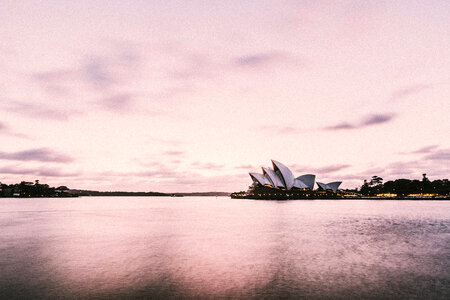 Sydney Harbour with the Opera House in New South Wales, Australia photo