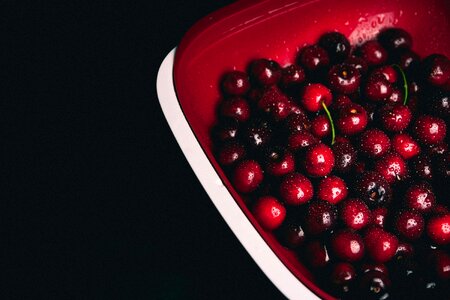 Cherries Fruit Bowl