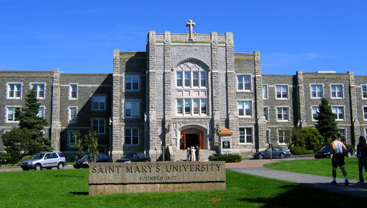 Saint Mary's University, main entrance in Halifax, Nova Scotia, Canada photo
