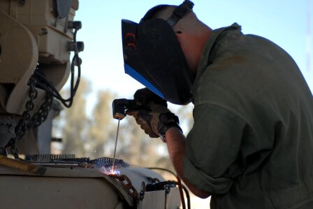 Industry worker metal photo