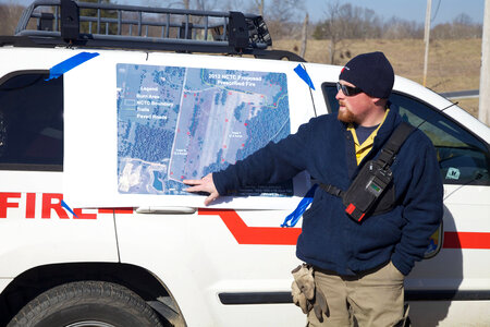 Member of fire management team