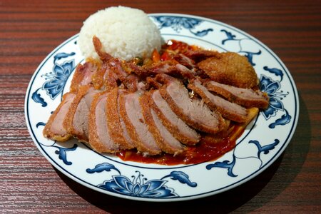 Roasted duck duck crispy duck