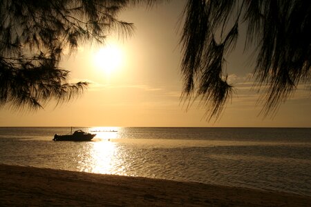 Beach sunset thailand photo