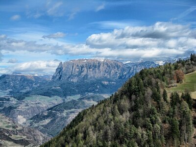 Mountains valley gorge photo