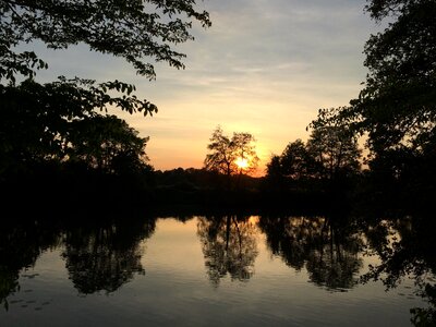 Dawn dusk lake