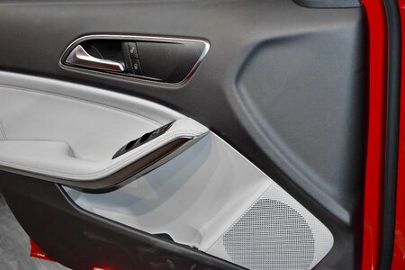 Automobile door interior decoration