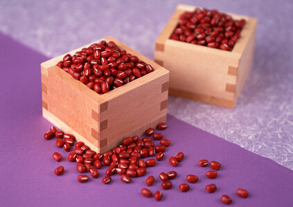 Red adzuki beans photo