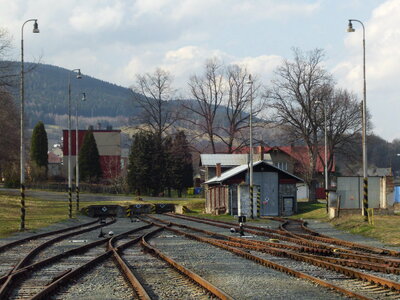 Train station in Czech Republic