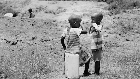 Children kids uganda photo