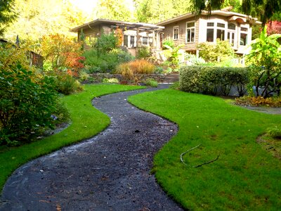 Lawn garden path