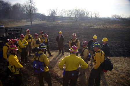 Group of firefighters along with Director and Deputy Director of NCTC