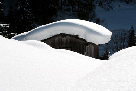 Zillertal winter snowy