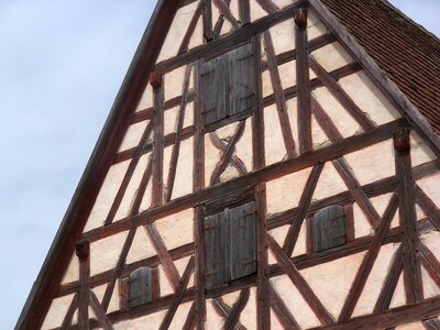 Old house wood truss