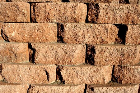 Bricks pattern reddish photo