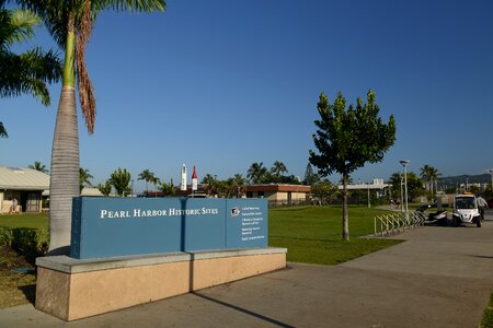 Pearl Harbor Historic Sites sign photo