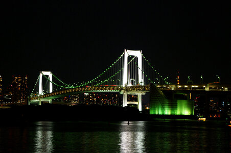 3 Night view of Rainbow Bridge photo