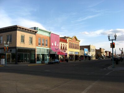 Downtown Laramie Historic District in Wyoming photo