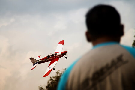 Model Plane in the Air photo