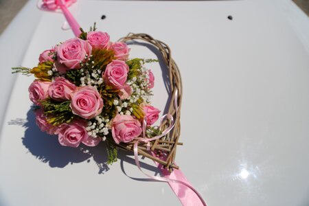 Roses handmade pinkish photo