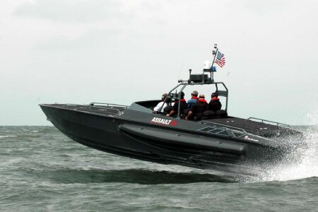 Boat motorboat ocean photo