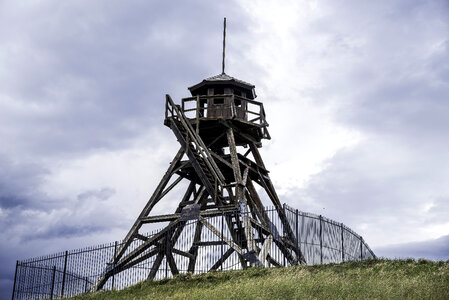 Fire Tower on a Hill in Helena, Montana
