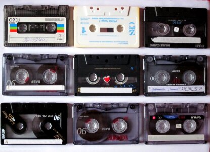 Music walkman cassette recorder photo