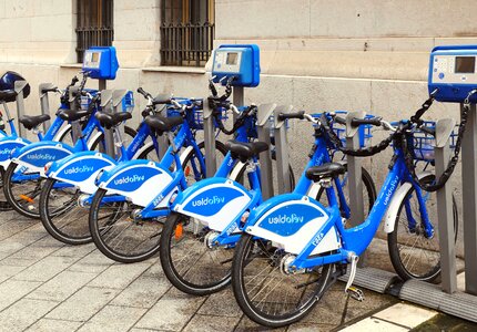 Bicycle bicycling parking photo