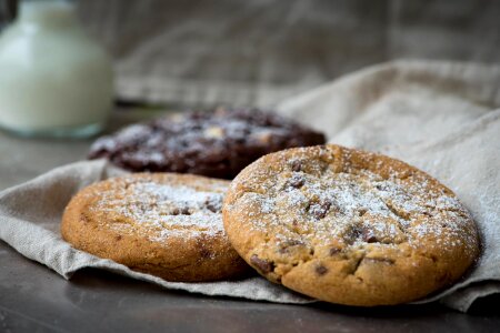 Breakfast brown cookie photo