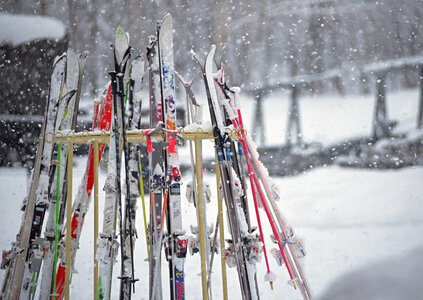 ski equipment photo