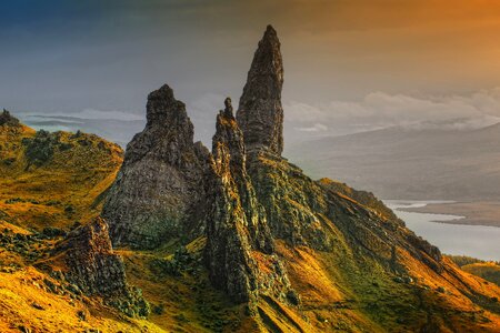 Beautiful Photo dusk mountain