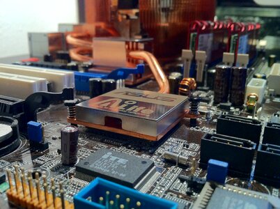 Chip computer board photo