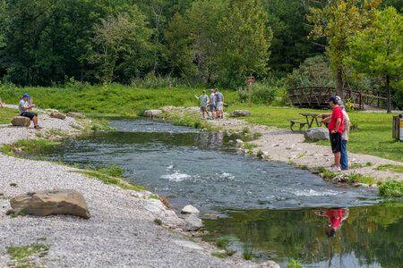 Fly fishing clinic on Hatchery Creek-1 photo