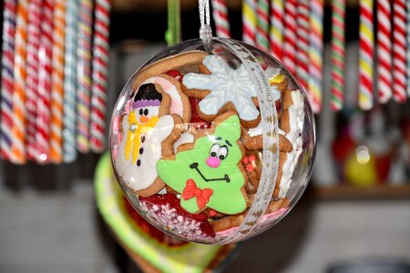 Candy christmas cookies photo