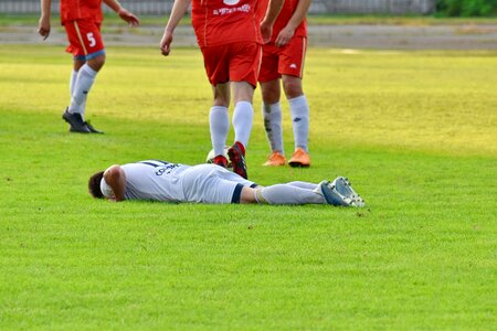 Football Player injury physical activity photo